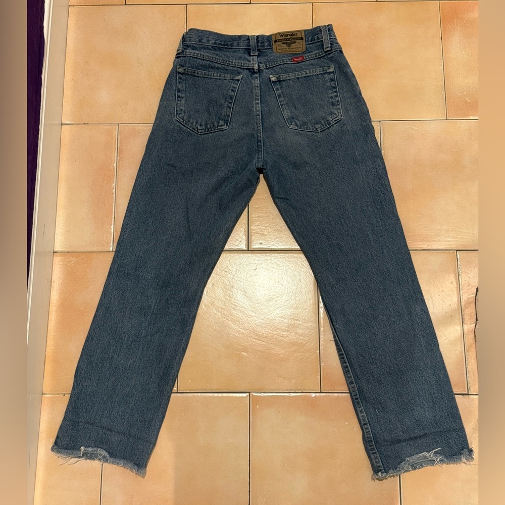 Classic Blue Denim Wrangler Jeans